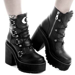 Killstar Broomrider Boots GUC Size 9